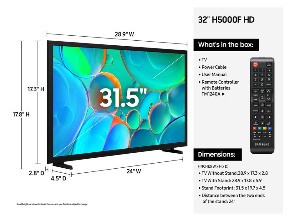 Vand Smart TV Samsung H5000F 80cm 32inch nou sigilat