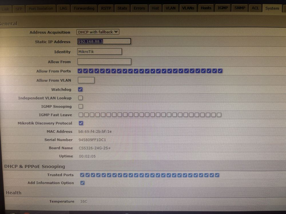 Mikrotik CSS326-24G-2S+RM