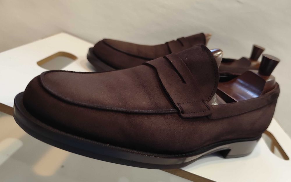 Pantofi loafer penny de lux 41 41.5 TOD'S lucrati manual piele natural