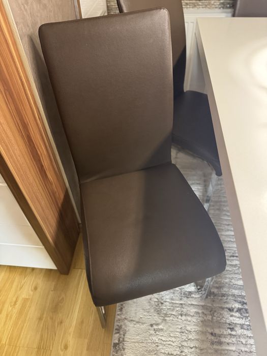 Masa cu 6 scaune piele ecologica