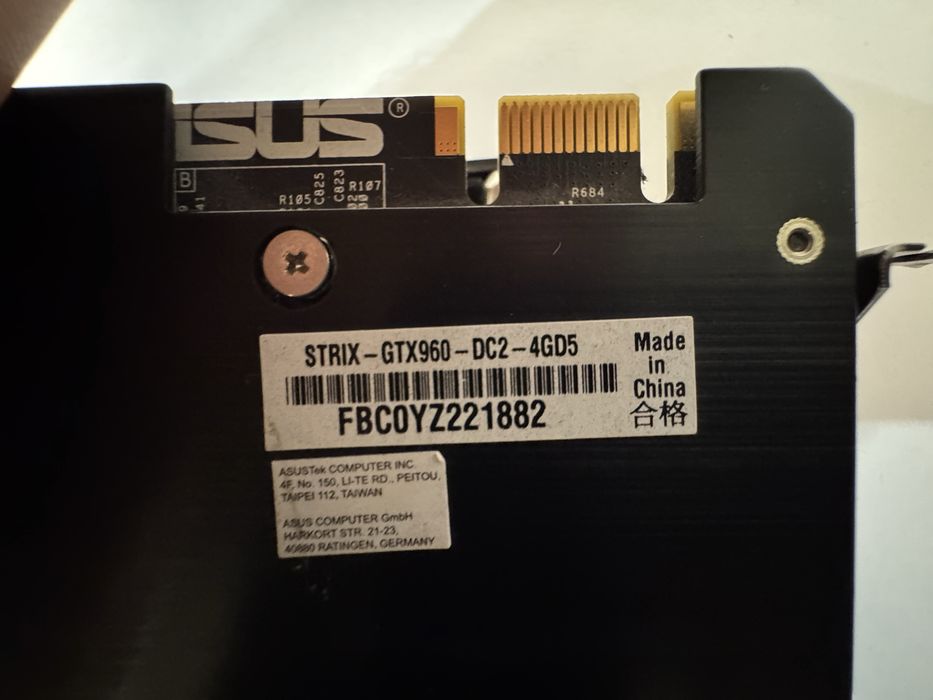 Placa Video Asus Strix GTX960