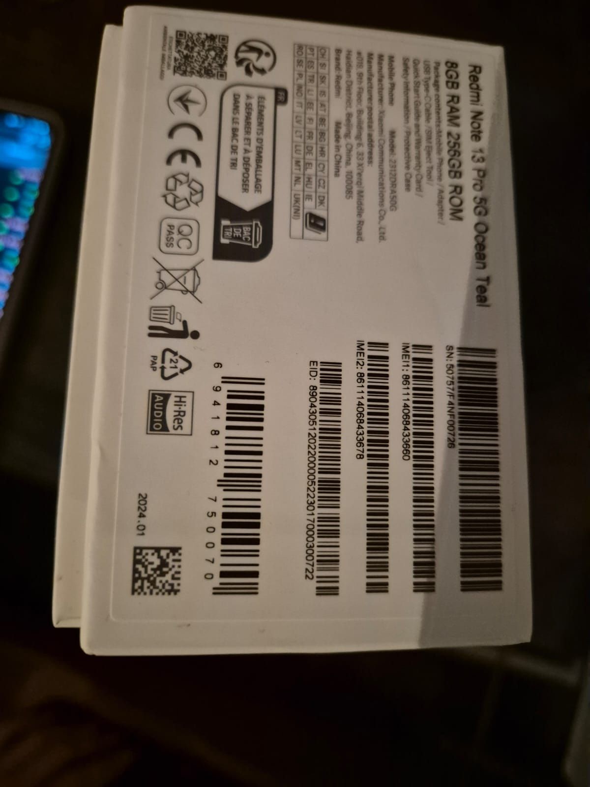 redmi note 13 pro 5g 8/256