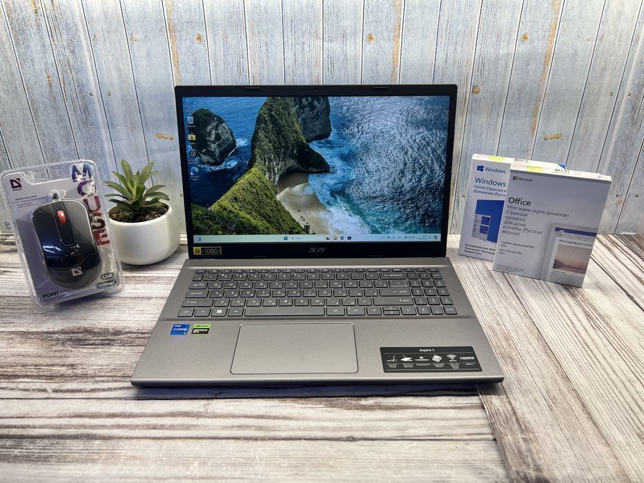 Мощный ноутбук бизнес класса Aspire  5 | Core i5-1235U | 8GB | RTX2050