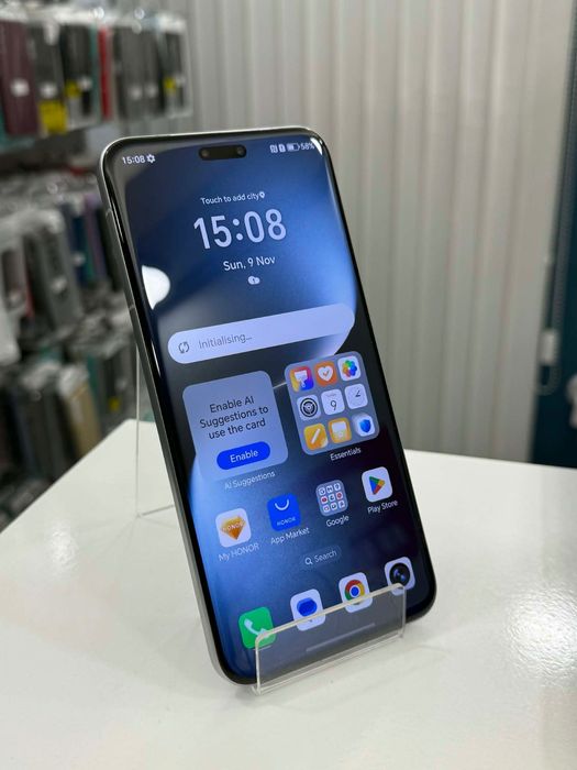 Като нов Honor Magic 7 Pro 512 GB/12 GB Lunar Grey + гаранция Виваком