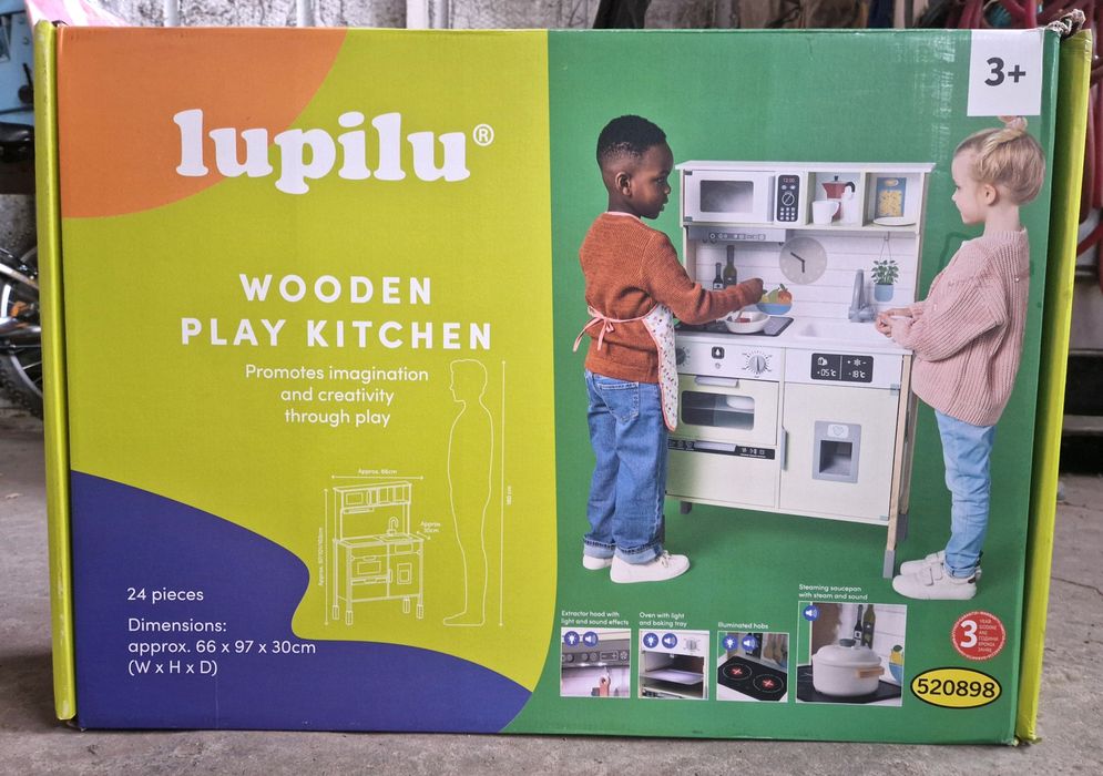 Vand bucatarie lemn Lupilu (sigilata)