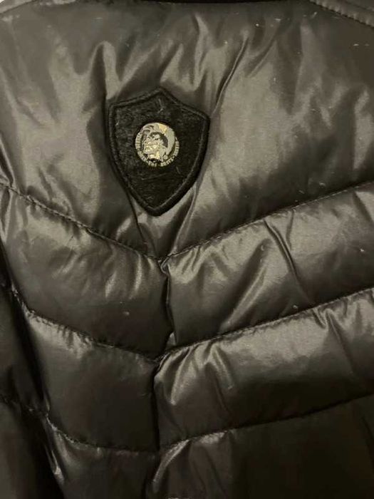 DIESEL vesta umpluta cu puf natural, marime XL