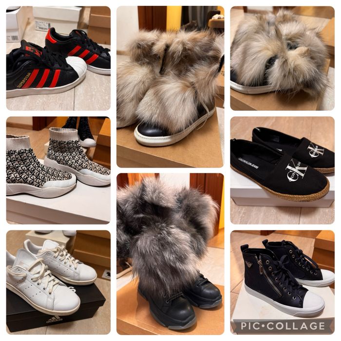 Daris emporio armani calvin klein jeans боти ботуши кец естествен пух