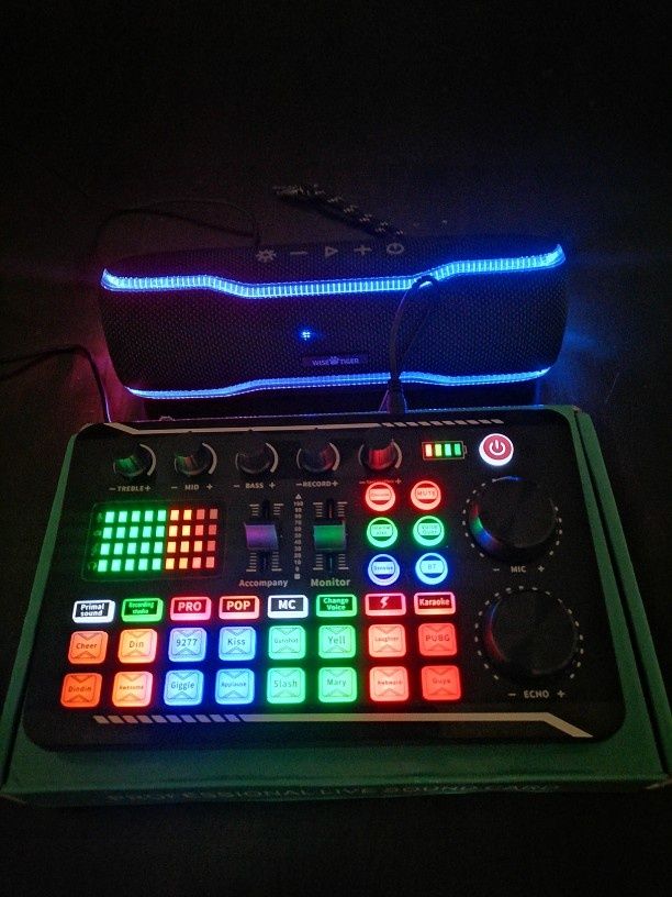 Mixer audio cu efecte și Bluetooth pentru sunet de calitate Consola DJ