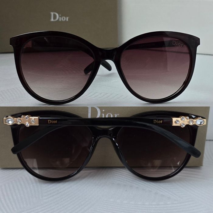 Дамски слънчеви очила котка с камъни