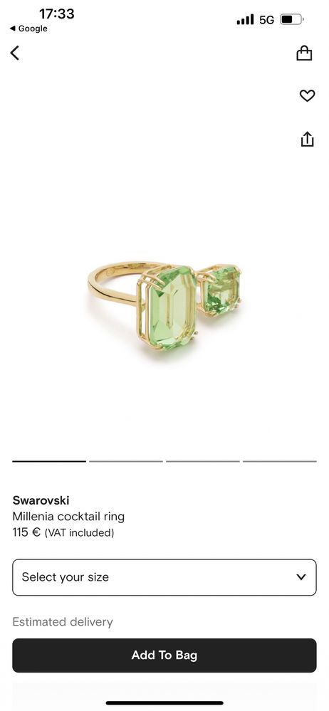 Пръстен Swarovski