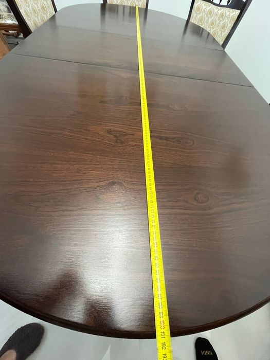 Masa lemn masiv + 10 scaune