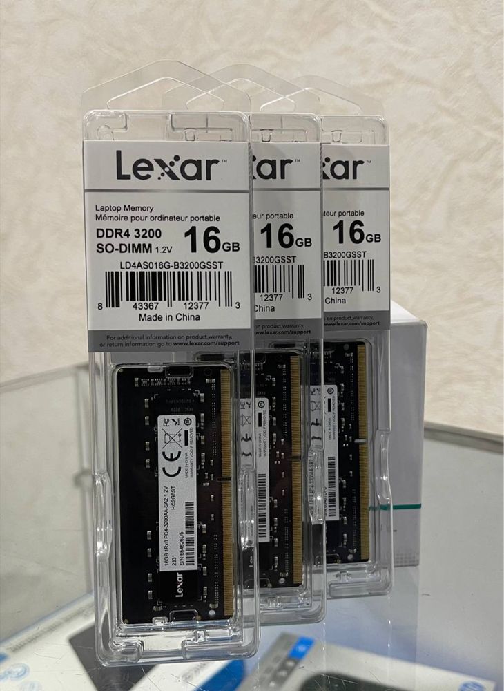 Lexar DDR4 16Gb 3200Mhz sodimm