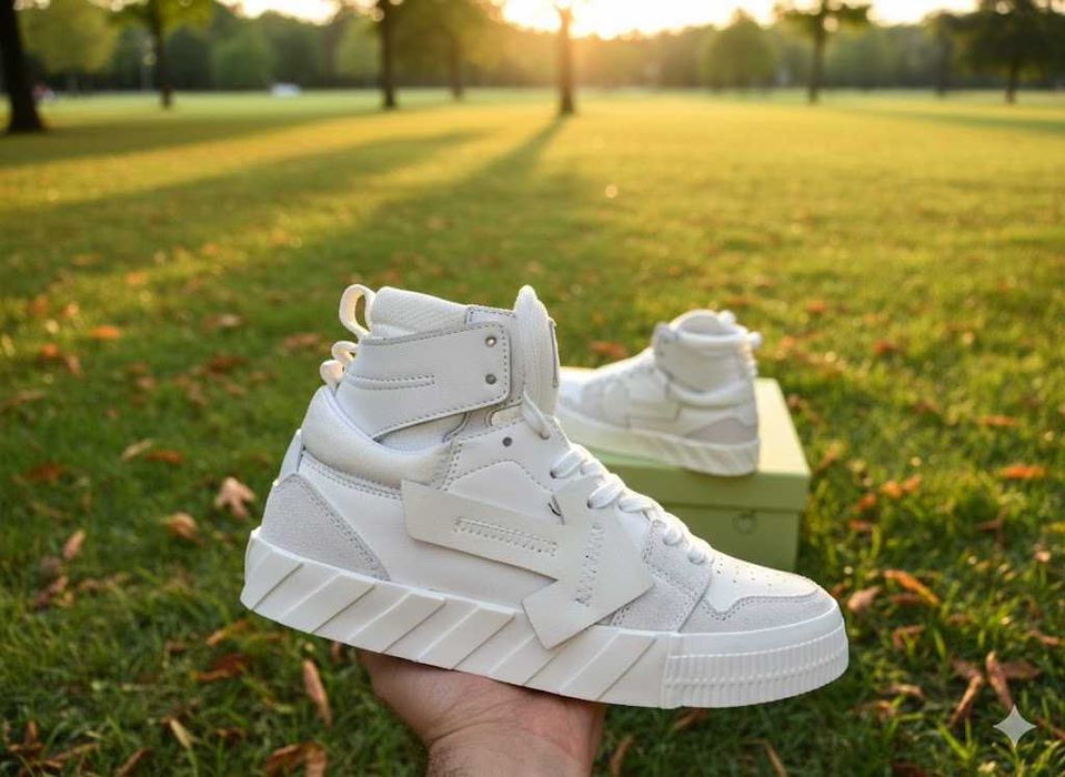 Adidasi OFF White Court 3.0 - Adidasi Piele Naturala - Premium
