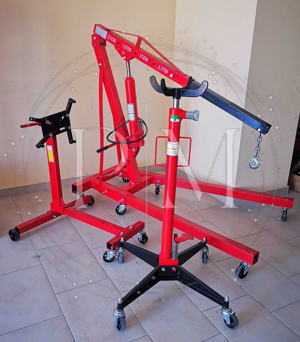 Оборудване за сервиз - преса, кран, стойка за скорости и компресори