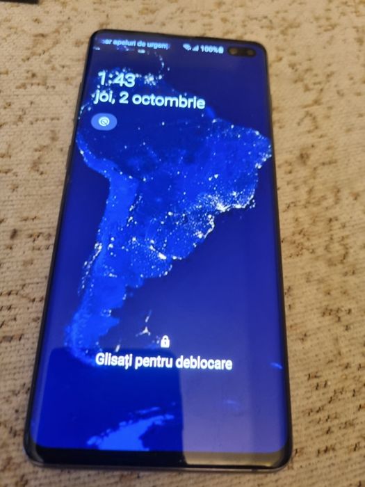 Telefon mobil Samsung Galaxy S10 +, în stare perfectă de funcționare