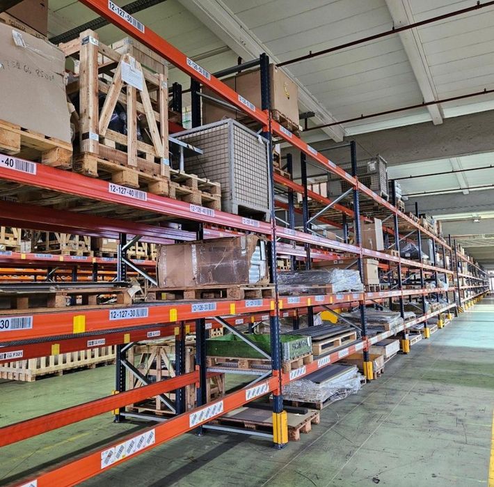 Rafturi metalice depozitare Euro paleti