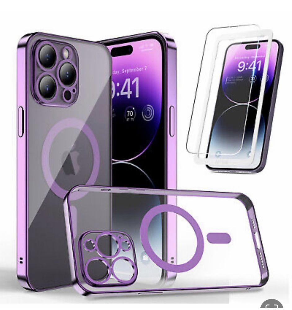 Iphone 13/14/15/PRO/PRO MAX Husa Tpu Camera Protect + Folie Sticla