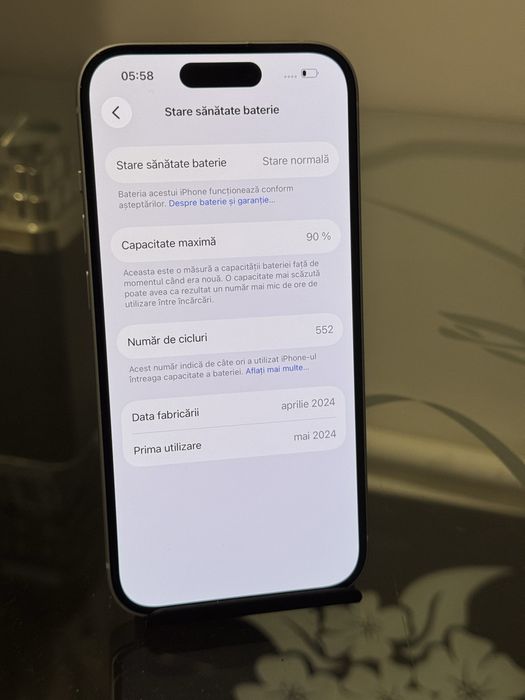 Iphone 15 128 GB 90 baterie