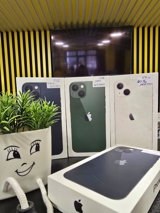 Apple iPhone 13, 128gb, kaspi 0-0-12