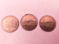 Vand set de 3 monede 1 leu 1966