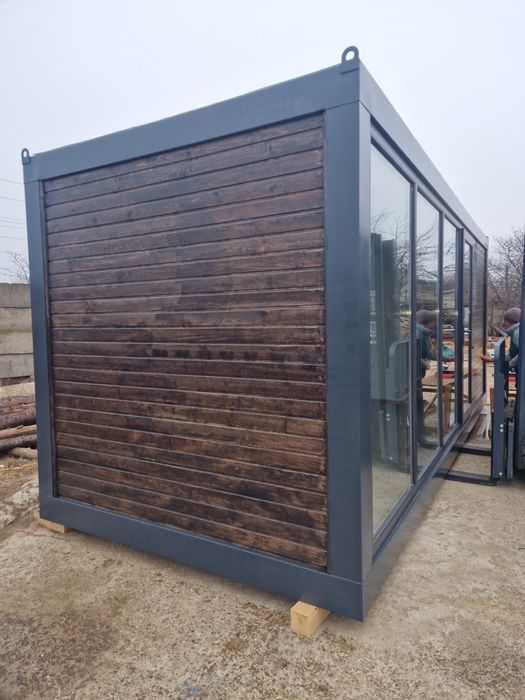 Containere tip terasă vitrină container birou sanitar locuit magazin