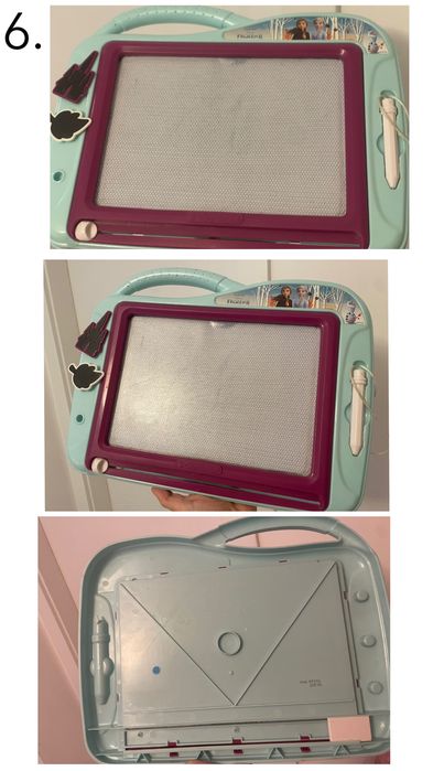 Jucarii Smoby masa machiaj Frozen,carucior papusa,semafor,tabla magnet
