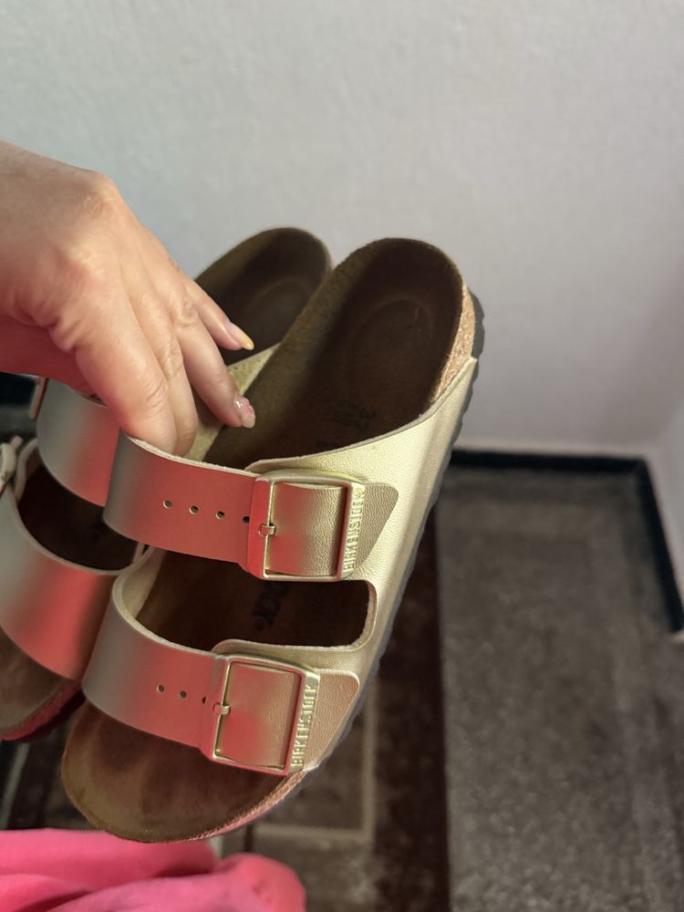 Оригинални чехли BIRKENSTOCK,ном 37,ортопедични,чисто нови