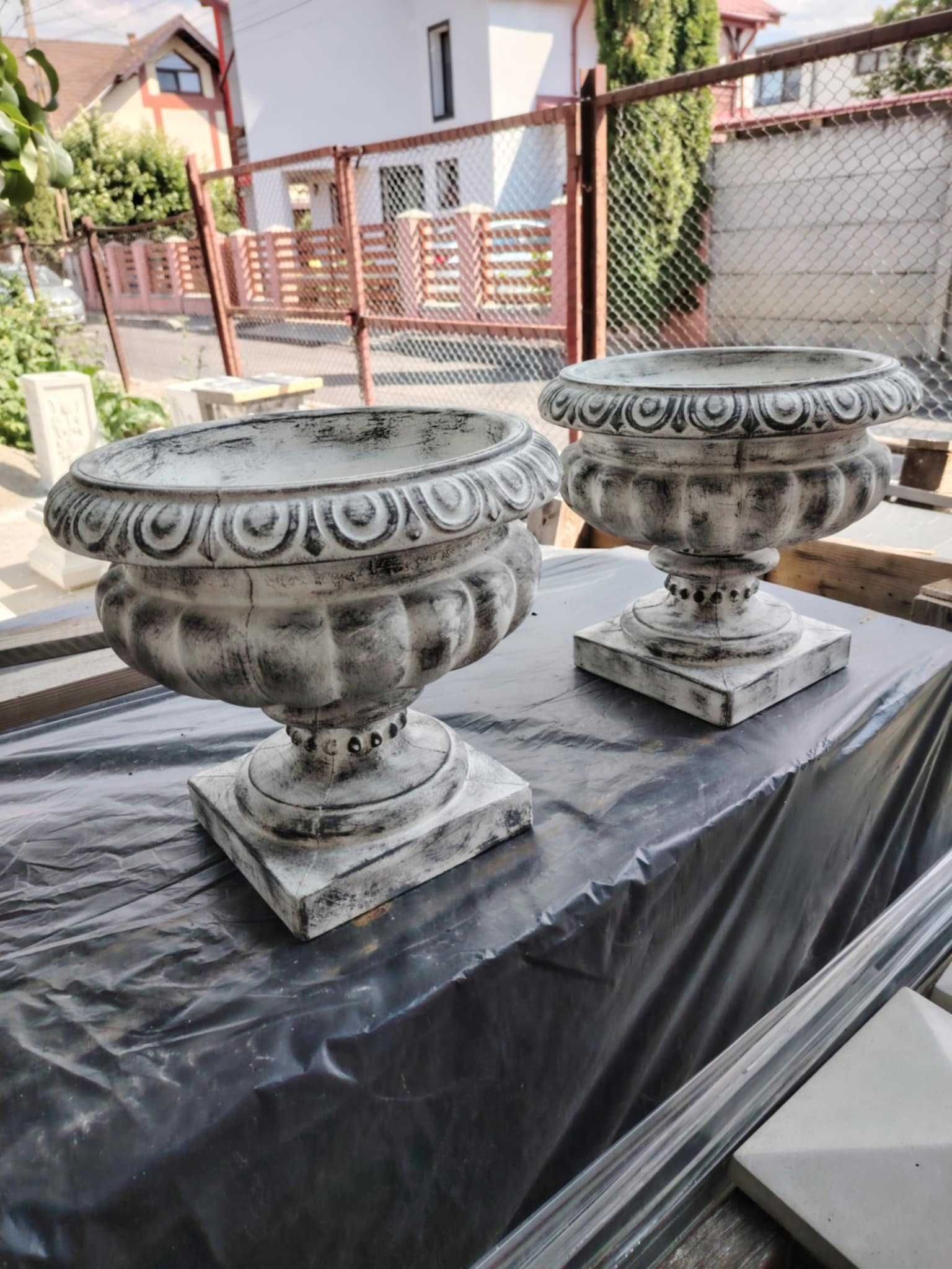 ghiveci beton (ciment alb)