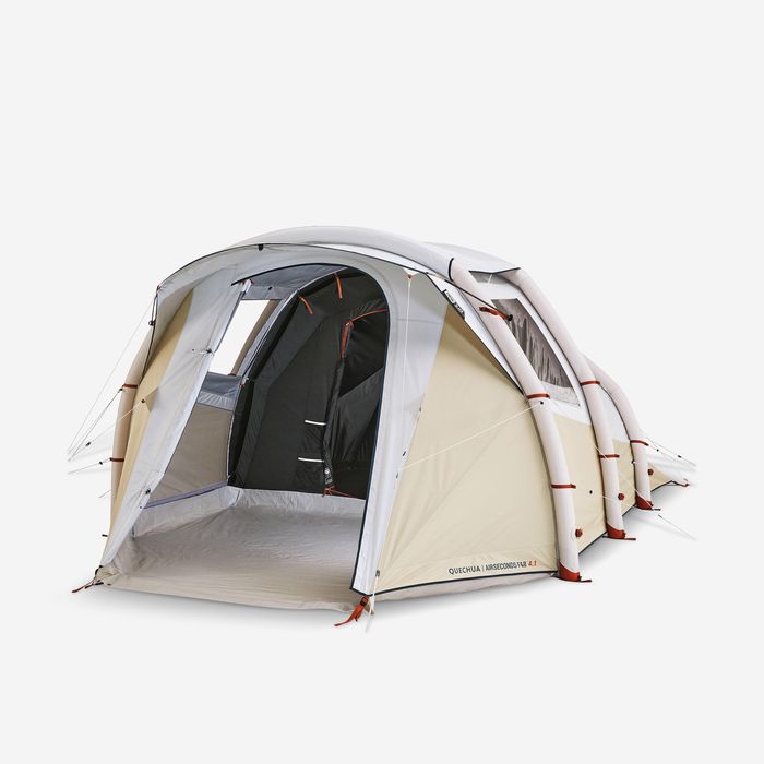 Cort camping 4 Persoane 1 Cameră - produs resigilat Decathlon