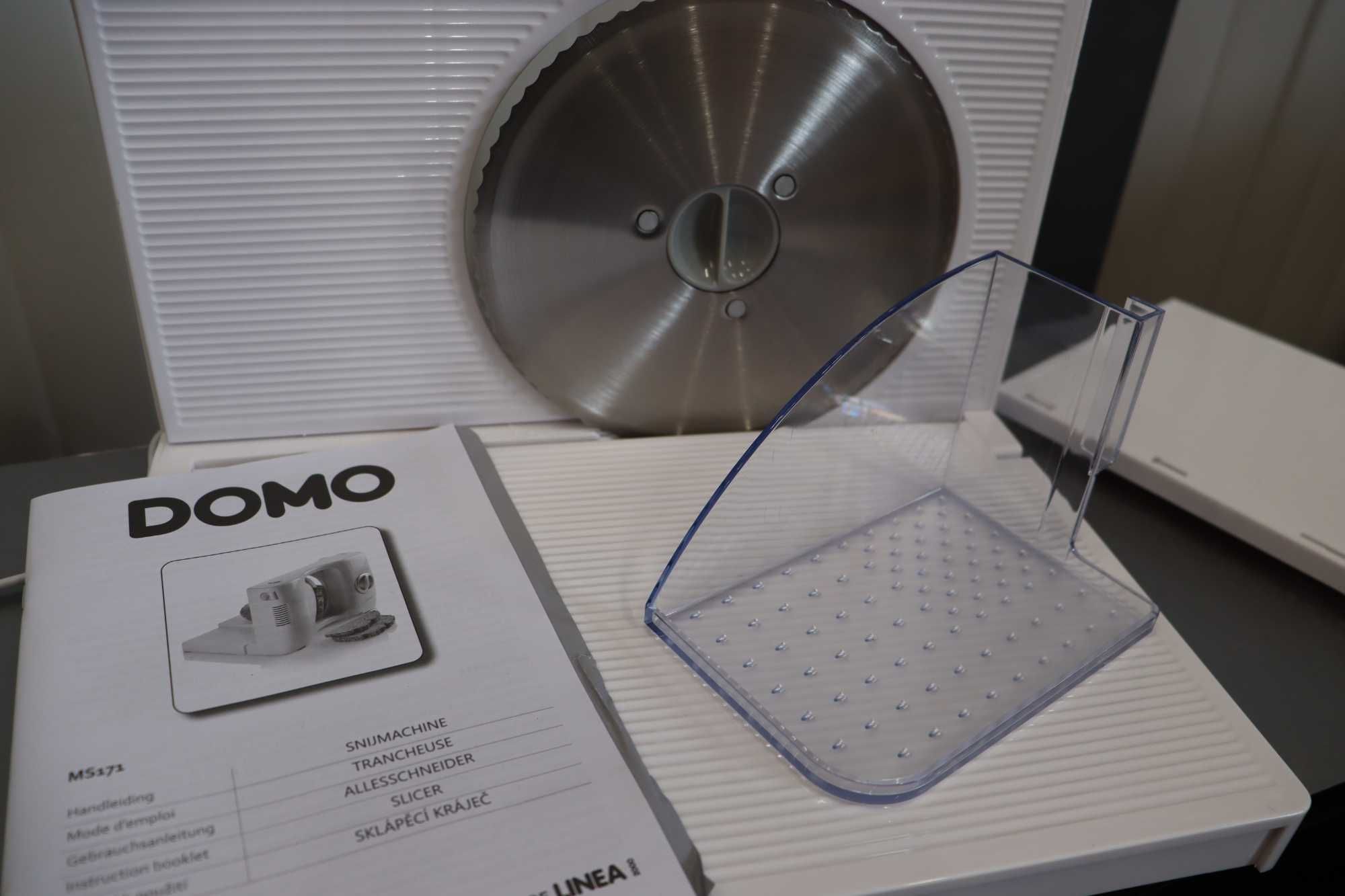 Слайс Машина за рязане Domo 120W MS171, бяла, леко спукана приставка