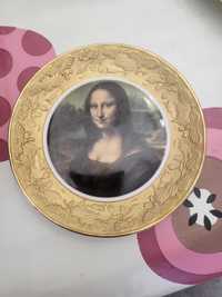 Винтажная фарфоровая тарелка Krautheim Selb Bavaria Мона Лиза