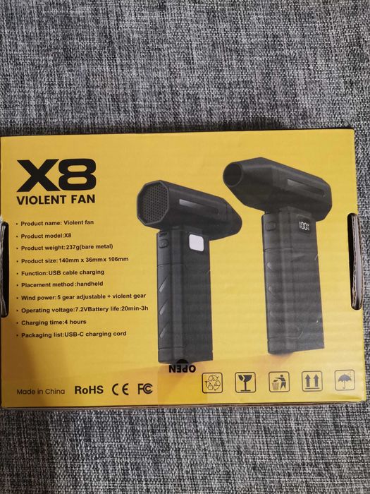 Преносим турбинен вентилатор