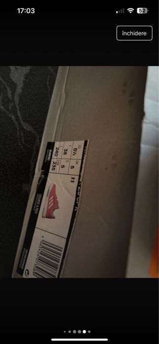 Adidași Adidas numarul 38