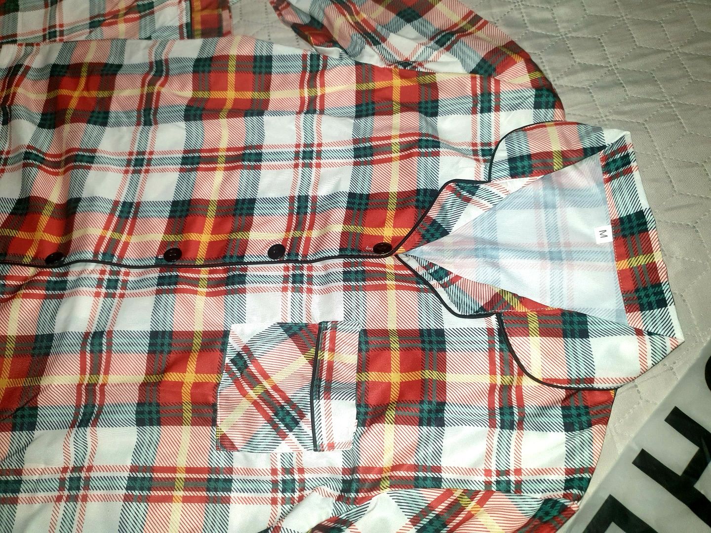 Pijamale carouri Crăciun