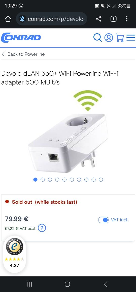 Wifi Devolo 500mbits/s