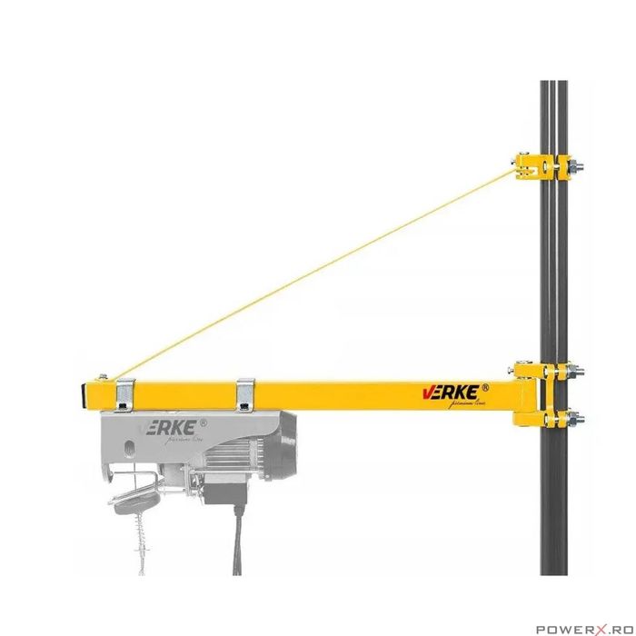 Suport troliu, 75 cm, Brat electropalan, greutate maxima 600 kg, Verke
