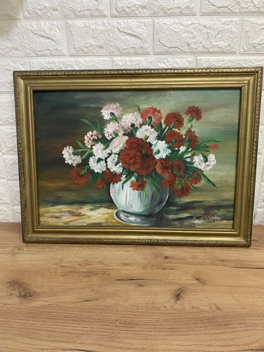 Tablou pictat ulei pe panza 1981