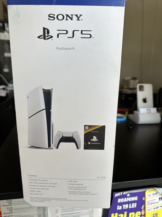 Consola PS5 1 TB Nou! Nu a fost folosit