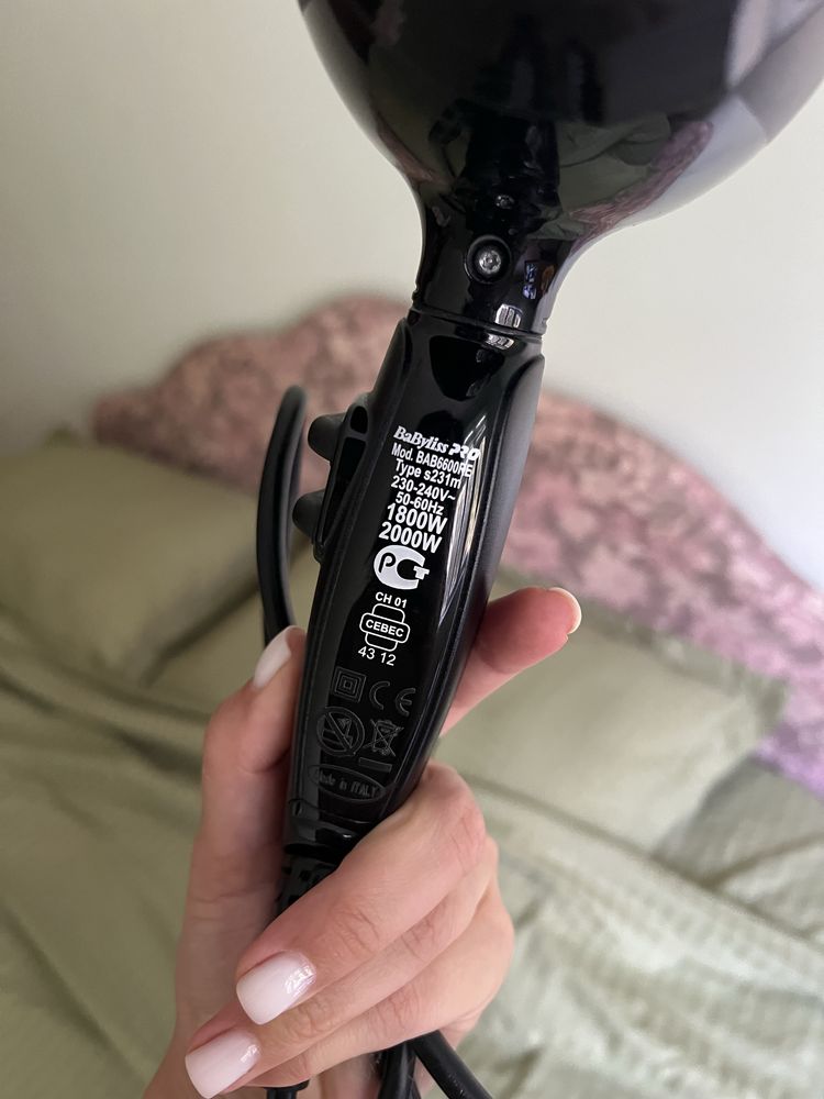 Фен  профессиональный оригинал мощный Babyliss