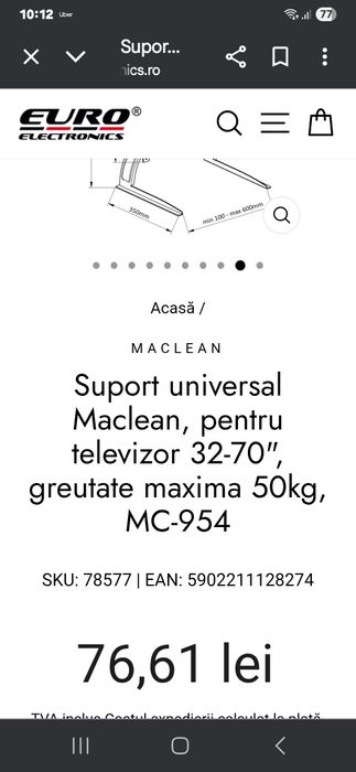 Suport televizor universal MC-954 nou
