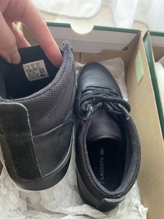 Ghete Lacoste piele naturala || Ghete sport