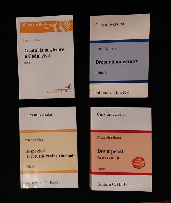 Vând cărți de Drept, ediții recente