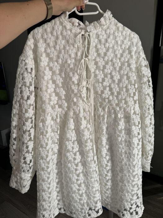 Rochie zara marimea S broderie