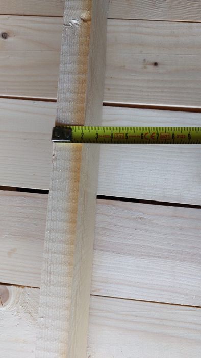 Șipca uscată pentru gard,lemn molid,50x10x2 cm