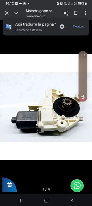 Motorase geam electric ford focus 2010