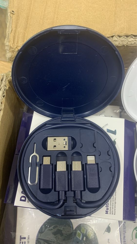 6 tasi 1 da kabel va perexadniklar toʻplami pastafkali