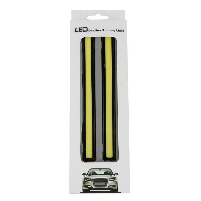 Set 8x lumini LED tuning auto masina DRL SuperBright 6 culori +CADOU!