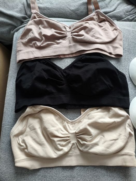 Set 3 sutiene pentru alăptat XL, maternitate