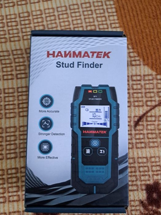 Detector de perete, SF1, 4 in 1, detectare metal, lemn, cabluri AC, ad