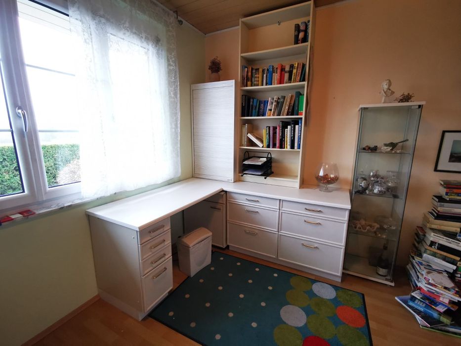 Set birou dulap suspendat biblioteca